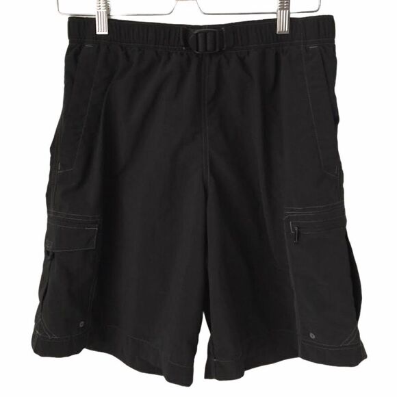 Columbia Men's Cargo Shorts with Pockets in Black Size Small - Picture 1 of 6